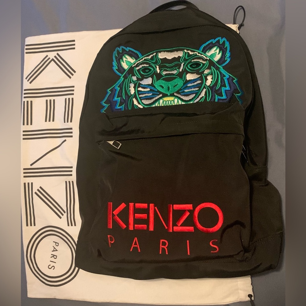 Kenzo Tiger Canvas Backpack - Picture 3 of 8